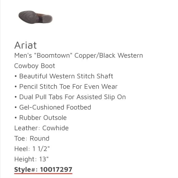 SOLD Ariat International Cowboy Boots, Leather, Gorgeous Stitching, Size 9EE - Picture 2 of 12